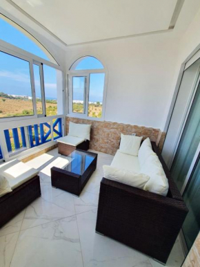 2 bedrooms appartement at Marina Smir 500 m away from the beach with sea view shared pool and furnished terrace